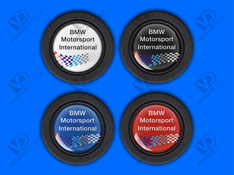 BMW Motorsport International Steering Wheel Centre Horn Buttons (Mixed