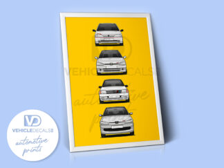 Audi UR Quattro “Twice The Drive” Poster Drawing Automotive Print Retro  Classic – Vehicle Decals UK