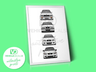 Audi UR Quattro “Twice The Drive” Poster Drawing Automotive Print Retro  Classic – Vehicle Decals UK